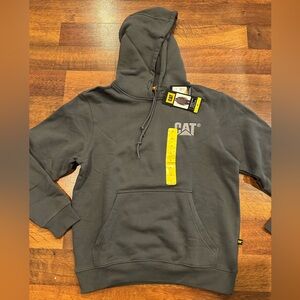 NWT Caterpillar Gray Hoodies Men’s Cat Size Small